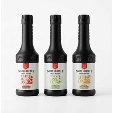 Nish Coffee Kavun -Elmalı -Karpuz Aromalı Püre Sos 3 x 1.150 gr