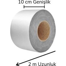 Folyo Kauçuk Bant Yapışkanlı Su Geçirmez Çatı Boru Tamir Bandı (2metre x 10 Cm)