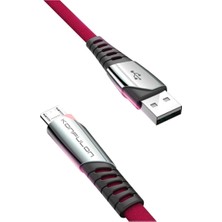 Royaleks DC16 Micro USB Kablo 1m 2.4A - Kırmızı