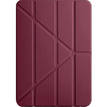 Royaleks Huawei Matepad Pro 12.2 2025 Kalemlikli Mars Tablet Kılıfı - Mürdüm
