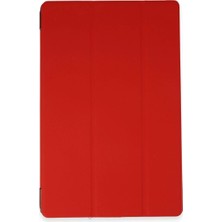 Royaleks Apple Ipad Pro 13 (2024) Kılıf Tablet Smart Kılıf - Kırmızı