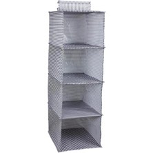  4 Gözlü Dolap Organizer Zebra Model