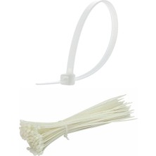 100 Adet Plastik Cırt Kelepçe Kablo Bağı Kablo Düzenleyici-4.8 x 380 mm
