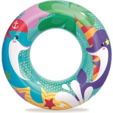 Empressco Renkli Balık Desenli Can Simidi 51CM