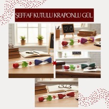 Ttt Şeffaf Kutulu Kraponlu Gül - Öğretmenler Günü Hediyesi