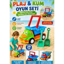 Empressco Oyuncak Kamyon Kürek Seti Plaj Oyuncağı Kum Taşıyan Kamyon 29 cm
