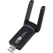 Uslucan Alışveriş Kablosuz Wifi Alıcı AC1300 Mbps Dual Band USB 3.0 Adaptör