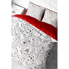 Hype Store %100 Pamuk Saten Çift Kişilik Nevresim Takımı Catsy, MONOHOME38878