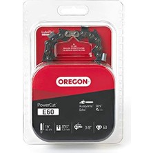 Oregon E60 Powercut 40 cm (16 Inç) Testere Zinciri, Husqvarna, Stihl, Echo ile Uyumludur