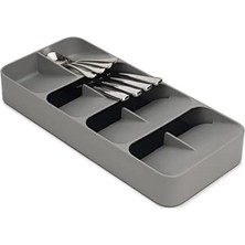 85119 Drawerstore Kompakt Çatal Kaşık Düzenleyici, Gri