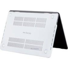 MacBook Air M1 Kılıfı A2337 A2179 A1932 Uyumlu 13.3 Inç Çiçek Desenli Hard Case Sert Kapak Mat Uv Baskılı Ince Hafif MacBook Air Kılıfı Beyaz