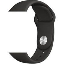 - Apple ile Uyumlu Watch 38MM 40MM 41MM 1/2/3/4/5/6/se/se2/7/8/9 Spor Silikon Kordon 16-Açık Gri