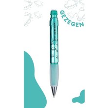 Mekanik Kurşun Kalem 0.7 mm Metalik Yeşil Gezegen Deseni