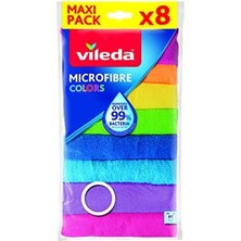 Mikrofiber Bez, Çok Renkli, 8 Parça