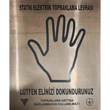 Empressco Statik Elektrik Topraklama Levhası (Bakır)