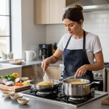 Akasya Saplı Premium Silikon Spatula – Isıya Dayanıklı, Yapışmaz ve Çizmez Yüzeyli, Doğal Ahşap Saplı Mutfak Gereci (Üç Renk Seçeneği) (Beyaz)