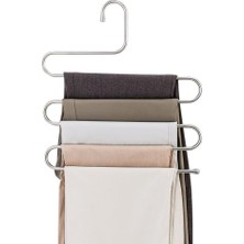 5 Katlı Metal Pantolon Eşarp Askısı