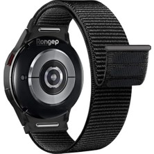 ile Uyumlu Yeni Nesil Bağlantı Hasırlı Kumaş Kordon Galaxy Watch 7/6/5/4 Serisi Için Galaxy Watch 7 Kordon (40MM/44MM) Watch 6/4 Classic (47/43/42MM) Watch 5 Pro Uyumlu