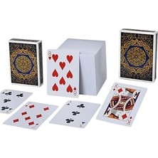Mavi Jumbo Boy Pvc Plastik Su Geçirmez Iskambil Poker Oyun Kağıdı RD61MV