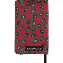 Moleskine Sınırlı Üretim Profesyonel Ipek Defter, Sert Kapak, Xs (6,3 cm x 10,8 Cm), Düz, Bordo, 176 Sayfa