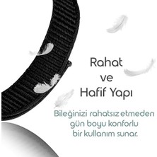 Xiaomi Mi Band 10/9/8 ile Uyumlu Kumaş Kordon Yumuşak ve Konforlu Smart BAND10 Kordon Dayanıklı Cırt Cırt Tasarım Nefes Alabilen Terletmeyen Mi Band 10 Kordonu