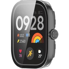 Xiaomi Redmi Watch 5 ile Uyumlu Kılıf Ekranı Tam Kapatan Silikon Yapılı Ekran Koruma Redmi Watch 5 ile Uyumlu Ekran Koruyucu (Şeffaf)