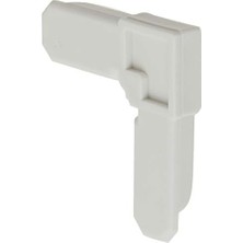 Prime Line MP7729 – 50 SCREEN Çerçeve Köşe, 5/16 x 3/4 inç, Beyaz Plastik, 50 adet
