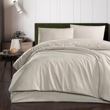 Perry Çift Kişilik Nevresim Takımı 4 Parça-Bej