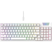 KB885L Rgb Backlit Gaming Mekanik Klavye Beyaz