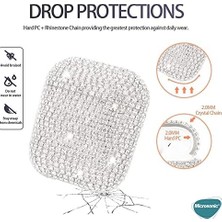 Airpods Pro 3 Için Kılıf Diamond Swarovski Görünümlü Taşlı Gümüş [airpods Pro 3 ile Uyumlu Kılıf - Gümüş]