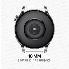 18MM ile Uyumlu Saatler Için Kristal Desenli Yumuşak Silikon Kordon  Watch (Gt5 Pro 42MM/GT5 41MM/GT4 41MM)