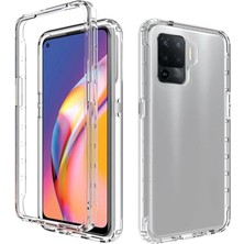 ile Uyumlu Şeffaf Clear Silikon Yüksek Kalite Darbeye Dayanıklı Şık Telefon Kılıfı (Oppo Reno 5 Lite)