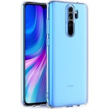 Xiamio Redmi Note 8 Pro ile Uyumlu Kılıf Şeffaf Kamera Korumalı 3D