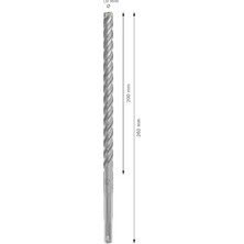 1x Pro Sds Plus-5x Kırıcı Delici Delme Ucu (Donatılı Beton, Beton, Ø 12,00 Mm, Professional Aksesuar Kırıcı Delici)