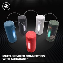 Jbl Grip Bluetooth Hoparlör, Camuflaj, Jbl Pro Ses, Aı Sound Boost, IP68 Su Geçirmez ve Toz Geçirmez, Ambiyans Aydınlatması, 14 Saate Kadar Çalma Süresi, Auracast Çoklu Hoparlör Bağlantısı, Jbl