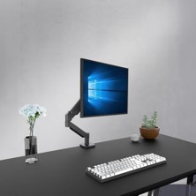 13-32" Lcd/led Monitör Tutucu, Kol Amortisörlü, Vesa 75 * 75 – 100 * 100, Monitör Standı 2-20 Kg, 360 Derece Dönebilen, Stand Askı Aparatı,