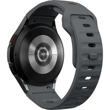 Galaxy Watch 7/6/5/4/fe Serisi (40MM/44MM), Watch 6/4 Classic (47MM/43MM/42MM) ve  Watch 5 Pro (45MM) Için Yumuşak ve Konforlu Rugged 20MM Silikon Kordon