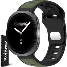 ile Uyumlu  Dynamic Loop Kordon Galaxy Watch 8 44MM/40MM/CLASSIC 46MM Için Premium Yumuşaklıkta Galaxy Watch 8 Kordonu Çift Renkli Silikon Watch 8 Classic Kordon