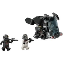 Death Trooper ve Night Trooper Savaş Paketi 75412-6 Yaş ve Üzeri Kız ve Erkek Çocuklar Için 4 Minifigür Içeren Yaratıcı Oyuncak Yapım Seti, Doğum Günü Hediyesi Fikri (119 Parça)