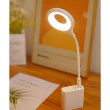 Portatif Akrobatik 20 Smd Ledli USB Gece Kitap Okuma Çalışma Lambası (Powerbank Uyumlu)