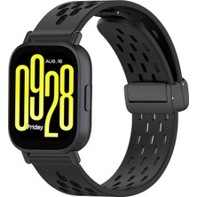 Xiaomi ile Uyumlu Air Loop Kordon Redmi Watch 5 Active/lite/watch S4/watch 2/2PRO/S3/S1/S1PRO Için Manyetik Kilit Tokalı Nefes Alan Delikli Doku Redmi Watch 5 Active/lite Kordonu