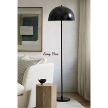 Empressco Zava Serisi Siyah Modern Mushroom Lambader