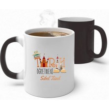 Alya Gift Shop Kişiye Özel Tarih Öğretmeni Sihirli Kupa Bardak