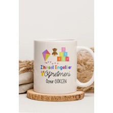 Alya Gift Shop Kişiye Özel Zihinsel Engelliler Öğretmeni Kupa Bardak