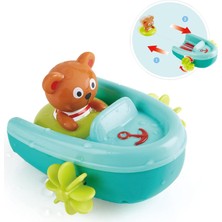 Happy Trend Hape Kurmalı Yüzen Ayıcık Banyo Oyuncak Seti – Bebek ve Çocuk Küvet ve Duş Oyuncağı