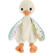 Happy Trend Fisher-Price Yenidoğan Bebeklere Yönelik Ninniler Söyleyen, Makinede Yıkanabilen, Duyusal Gelişime Yardımcı Sevimli Kaz Uyku Arkadaşı, HRB16