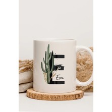 Alya Gift Shop Kişiye Özel E Harfli Kupa Bardak