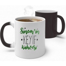 Alya Gift Shop Kişiye Özel Kopya - Keyif Kahvesi Sihirli Kupa Bardak