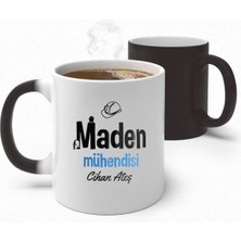 Alya Gift Shop Kişiye Özel Maden Mühendisi Sihirli Kupa Bardak