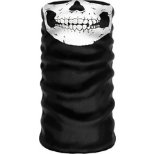 Happy Trend E Taktik Extreme Klasik Kuru Kafa Call Of Duty Buff - Yüz Maskesi - Bandana - Boyunluk - Saç Bandı (Siyah)